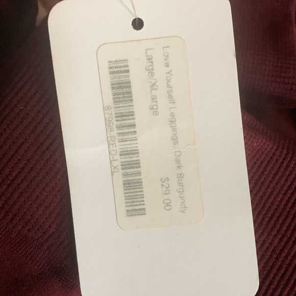 NWT Zenana Outfitters fleece lined stretchy tight yoga/legging pants L/XL - Picture 9 of 9